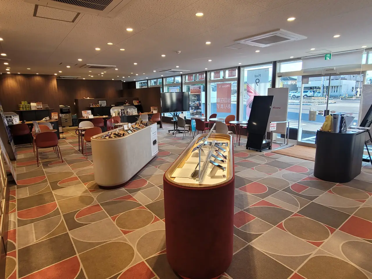 ドコモショップ西那須野店の店内